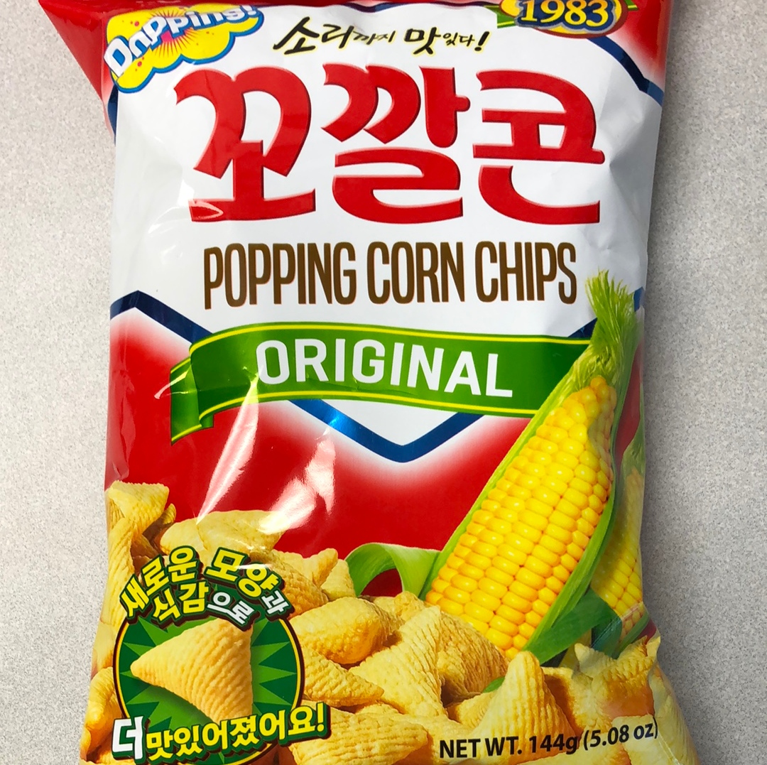 Chips de mais Original LOTTE 🇰🇷韩国玉米脆片 原味144g