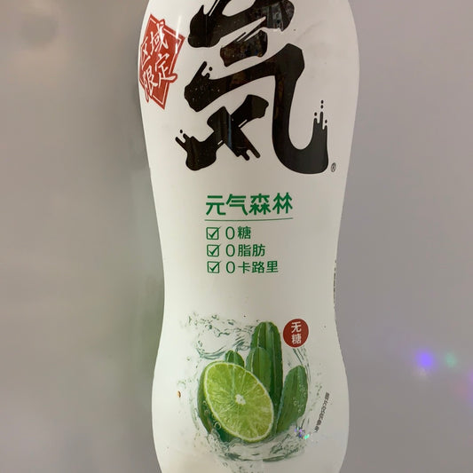 Boisson gazeuse(saveur de citron et cactus) YQSL元气森林 青柠仙人掌味气泡水