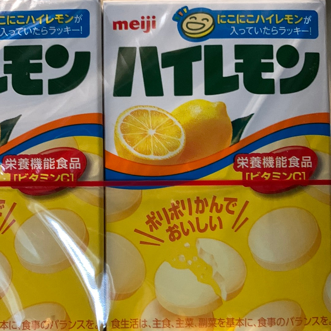 Bonbons citron punch MEIJI