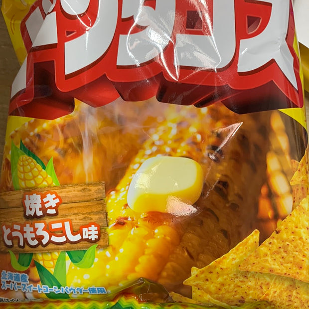 Taco au barbecue saveur de sauce soja湖池屋 酱油味烤玉米片 58g