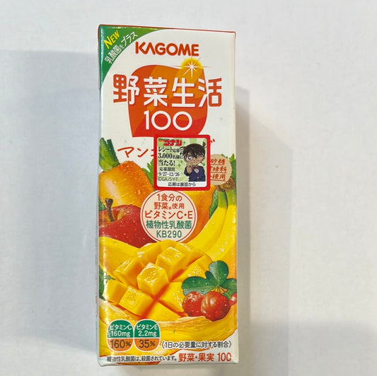 Jus de légumes KAGOME(saveur de mangue) 野菜生活 蔬菜汁（芒果味）