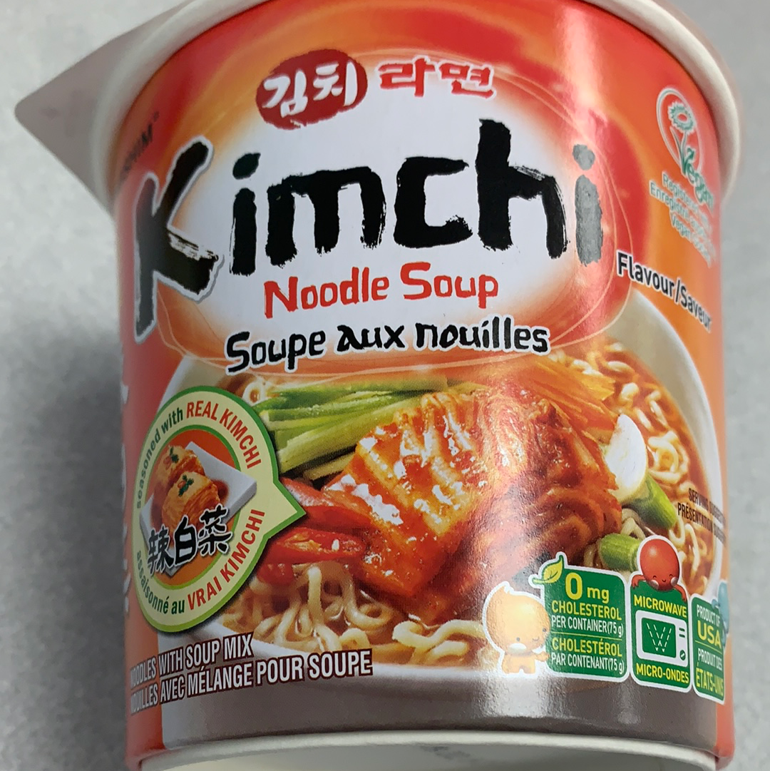 Soupe aux nouilles au Kimchi NONGSHIM 农心 辣白菜面 75g