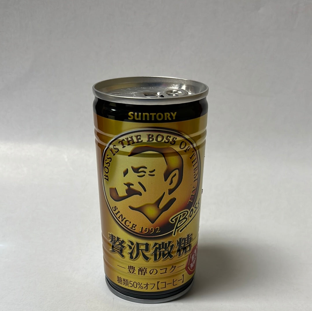 Café japonais moins de sucre BOSS SUNTORY 185g