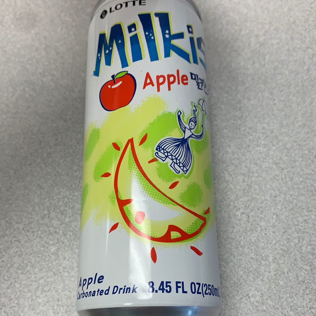 Milkis (saveur pomme) 苹果味Milkis饮料250mL