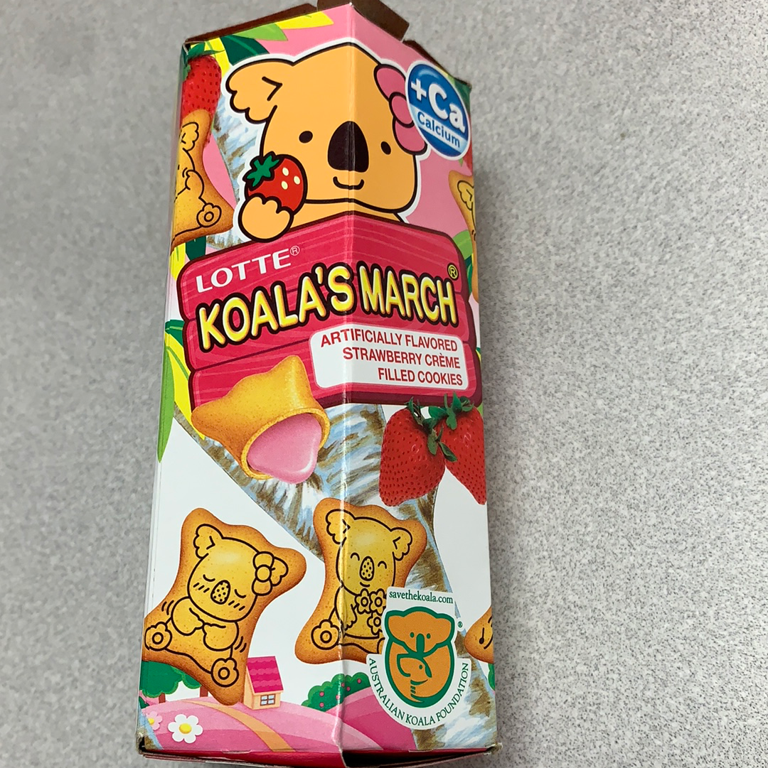 biscuit Koala à la fraise coréen🇰🇷韩国草莓夹心考拉饼干41g