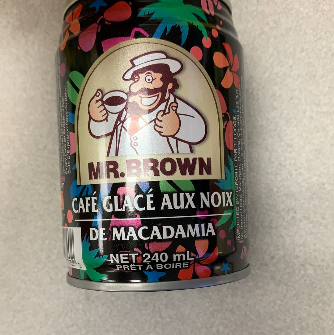 Café glacé aux noix MR.BROWN 240mL