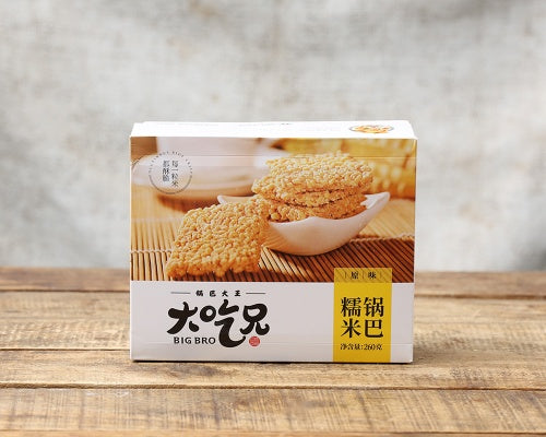 Craquelins au riz gluant (saveur originale)大吃兄 糯米锅巴（原味）260g