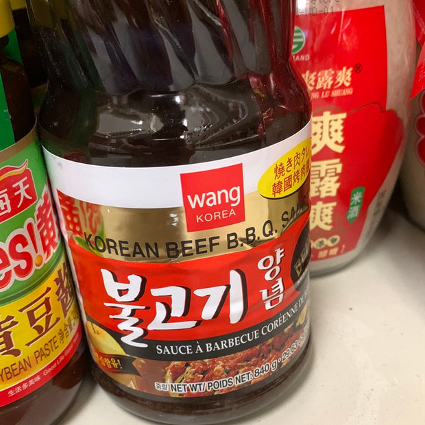 Sauce BBQ coréenne pour côte de bœuf WANG KOREA 韩国烧烤酱腌料