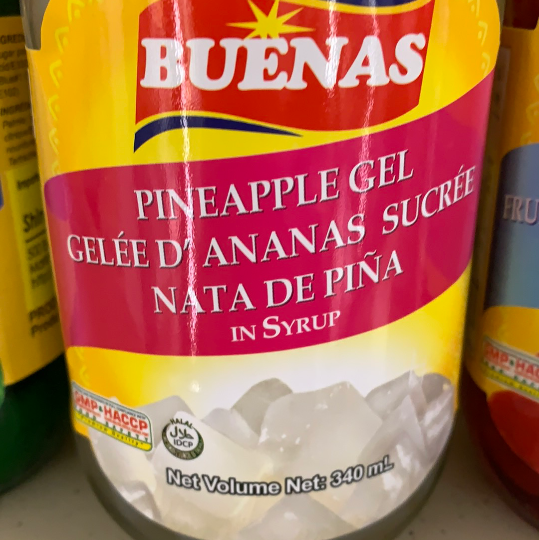 Buenas Pineapple gel in syrup 340mL