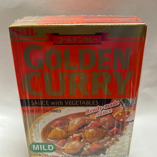 Curry japonais instantané Golden Curry S&B (saveur douce)日本甘口即食咖喱 230g