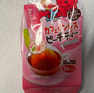 Poudre de boisson au thé glacé à la pêche japonais 日东红茶 低咖啡因蜜桃茶