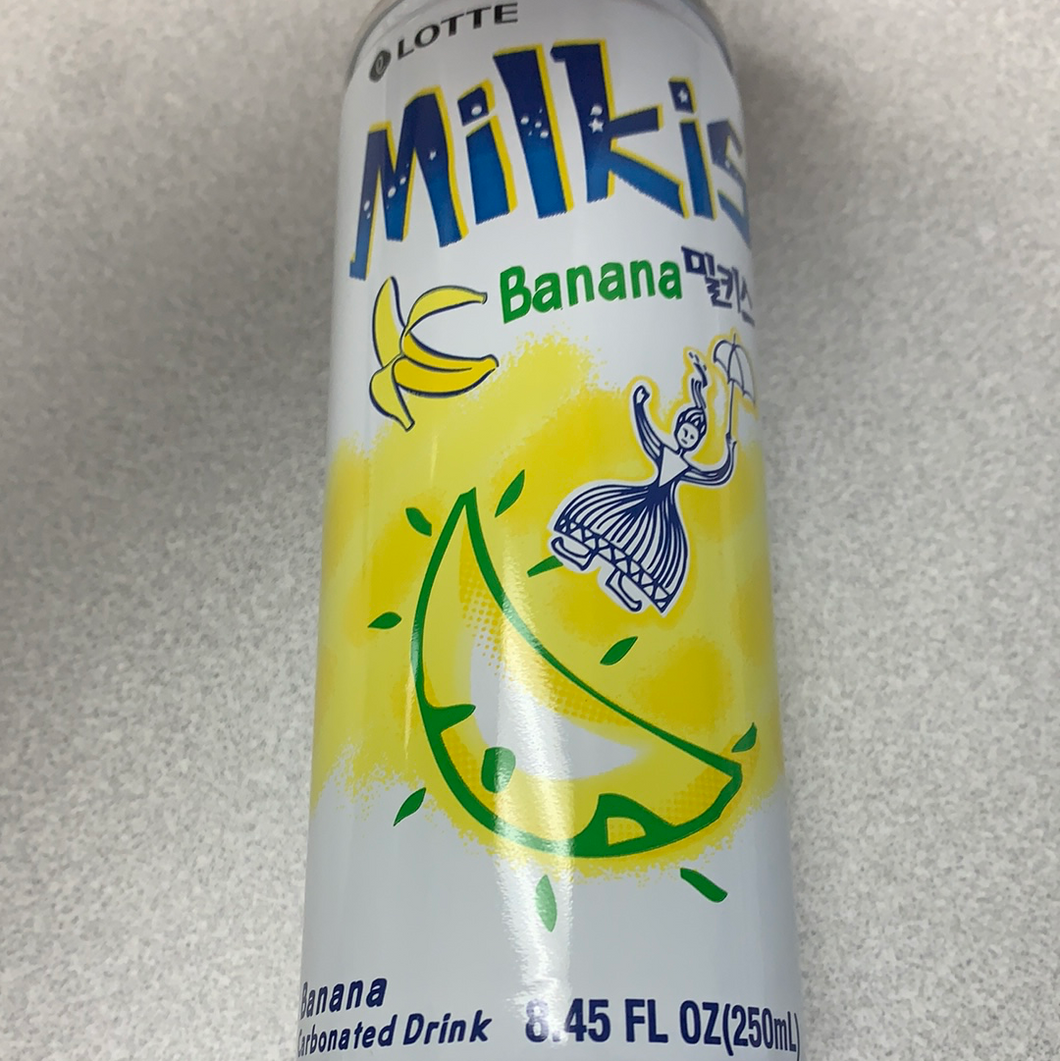 Milkis (saveur banane) 香蕉味Milkis饮料250mL