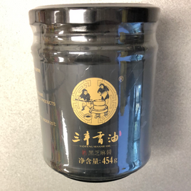 Pâte de sésame noir SF-三丰香油 特级黑芝麻酱 454g