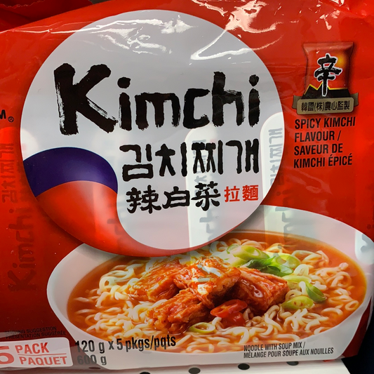 Ramen instantané coréen au Kimchi Nongshim农心辣白菜拉面120g