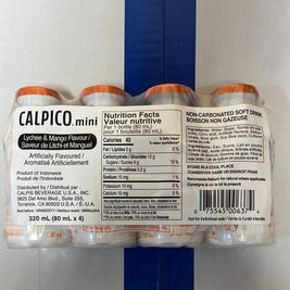Promo-CALPICO boisson au litchi et mangue  4x80ml
