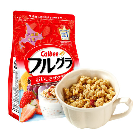 Céréale Granola&Fruits CALBEE 卡乐比 水果麦片 482g