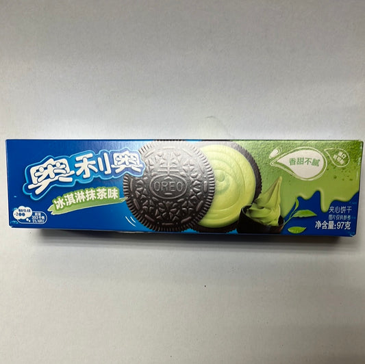 Oreo(saveur crème glacée au matcha)冰激凌抹茶味 奥利奥饼干 97g