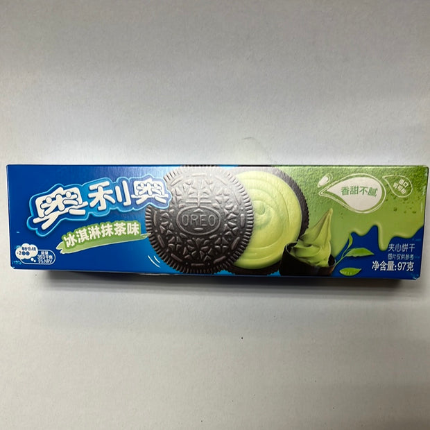 Oreo(saveur crème glacée au matcha)冰激凌抹茶味 奥利奥饼干 97g