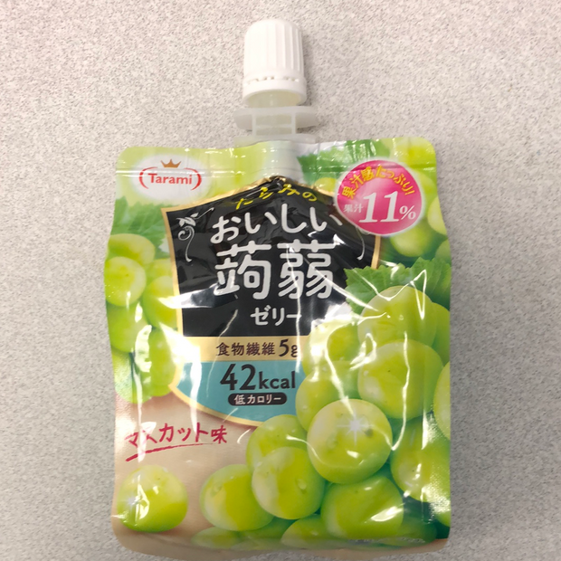 Jelly japonais (saveur raisin vert) TARAMI 日本青提果冻吸