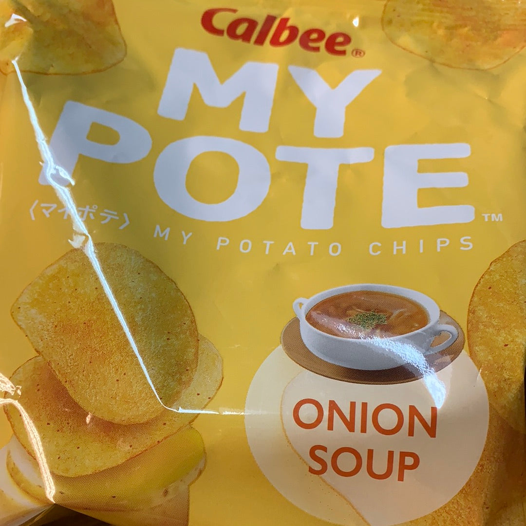 CALBEE chips My Pote (saveur soupe onion) 60g