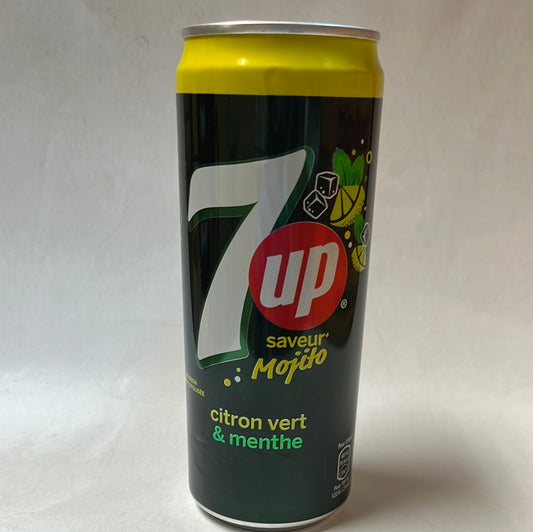 7 up Mojito (saveur de citron vert et menthe) 330mL