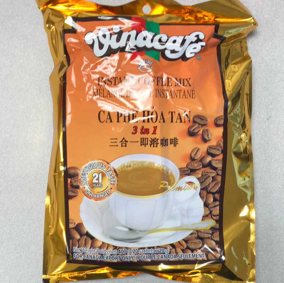 Café instantané 3 en 1 VINACAFÉ 越南 即溶咖啡 400g