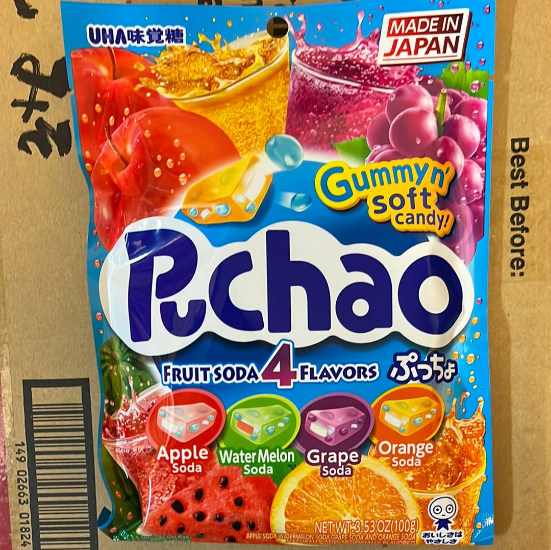 Bonbon Puchao UHA🇯🇵(Fruit Soda) 水果苏打水 味觉糖100g