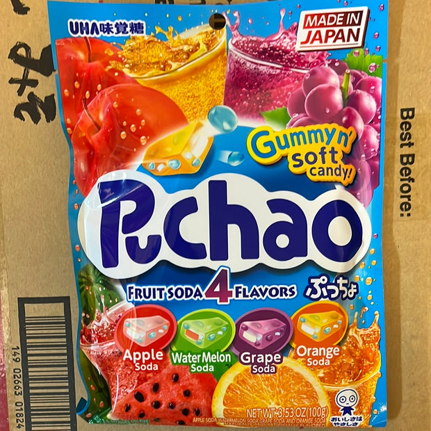 Bonbon Puchao UHA🇯🇵(Fruit Soda) 水果苏打水 味觉糖100g