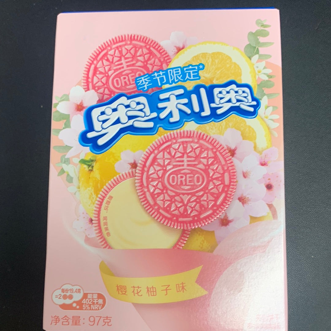 OREO (Sakura+pomelo) 97g 樱花柚子味 奥利奥