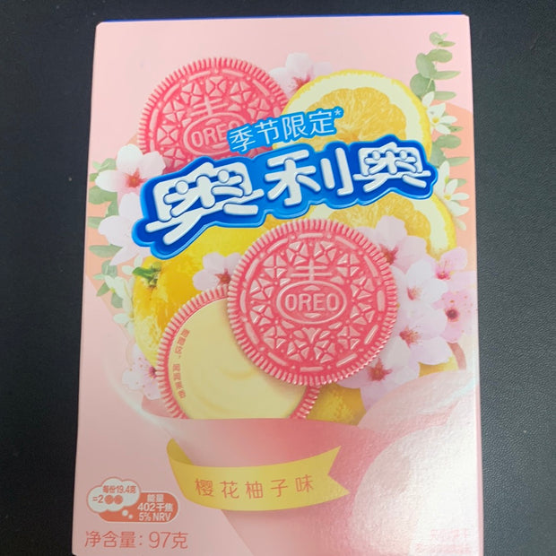 OREO (Sakura+pomelo) 97g 樱花柚子味 奥利奥
