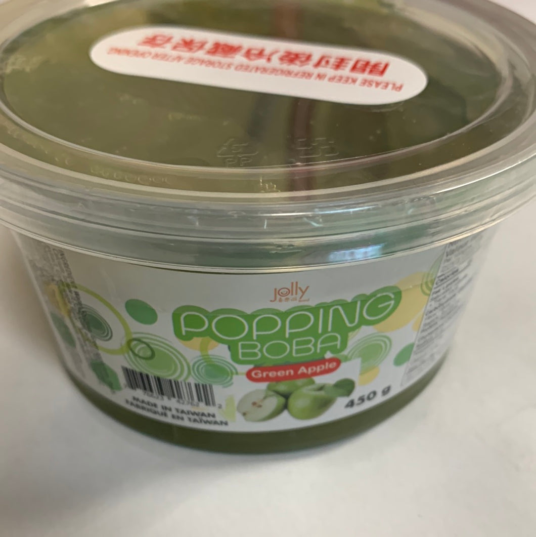 Popping Boba saveur pomme verte JOLLY 苹果魔豆450g