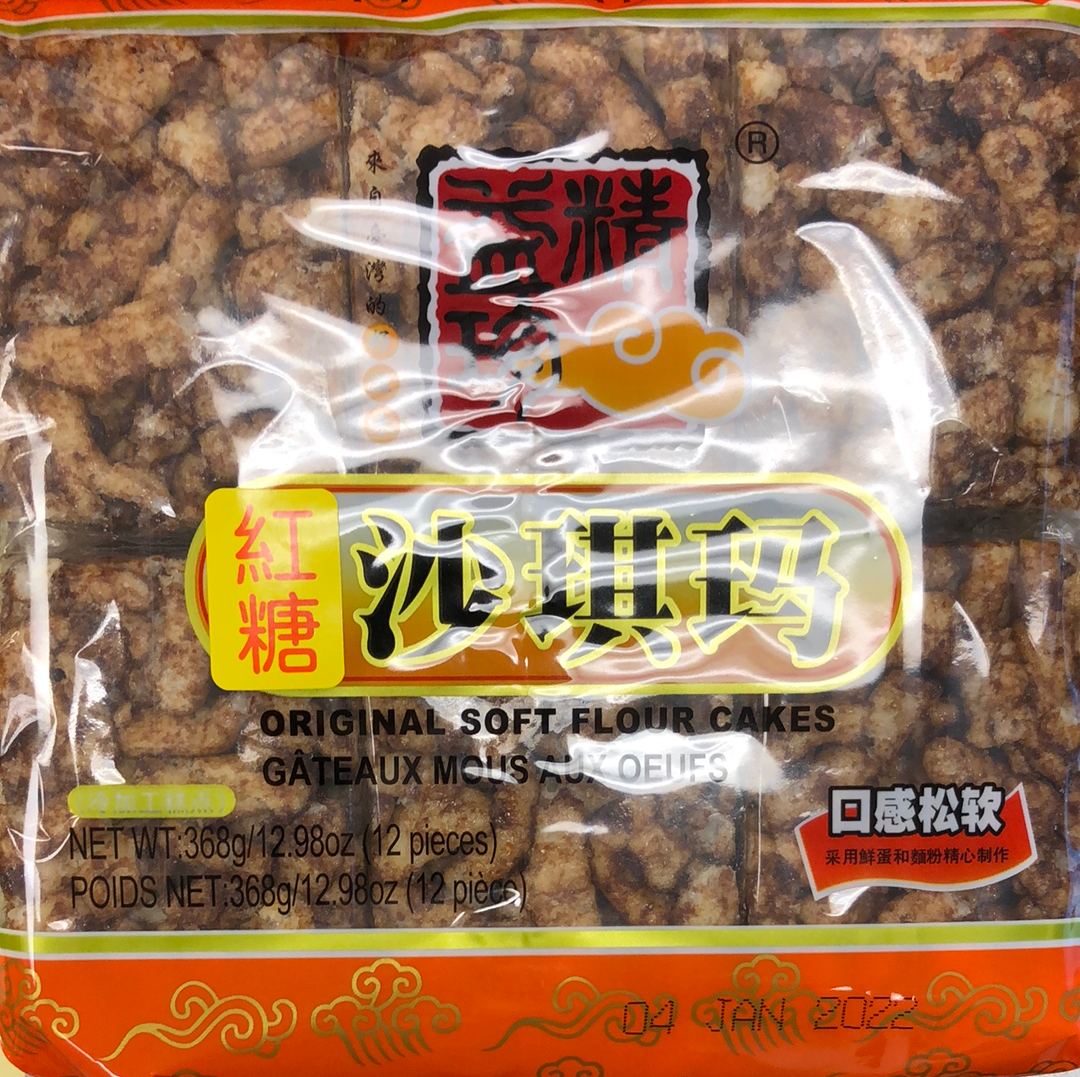 Gâteau Mou au sucre brun JYZ 红糖沙琪玛 368g