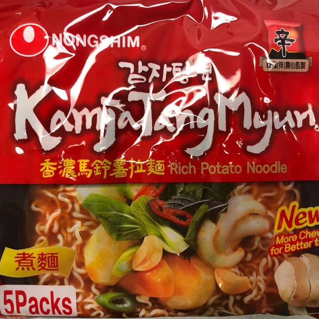 Nouille instantanée au patate Nongshim 农心 香浓马铃薯拉面 je