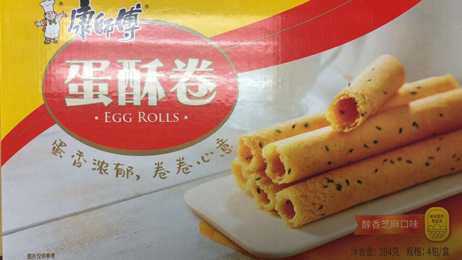 Rouleaux d'œuf KSF 康师傅 醇香芝麻蛋酥卷384g