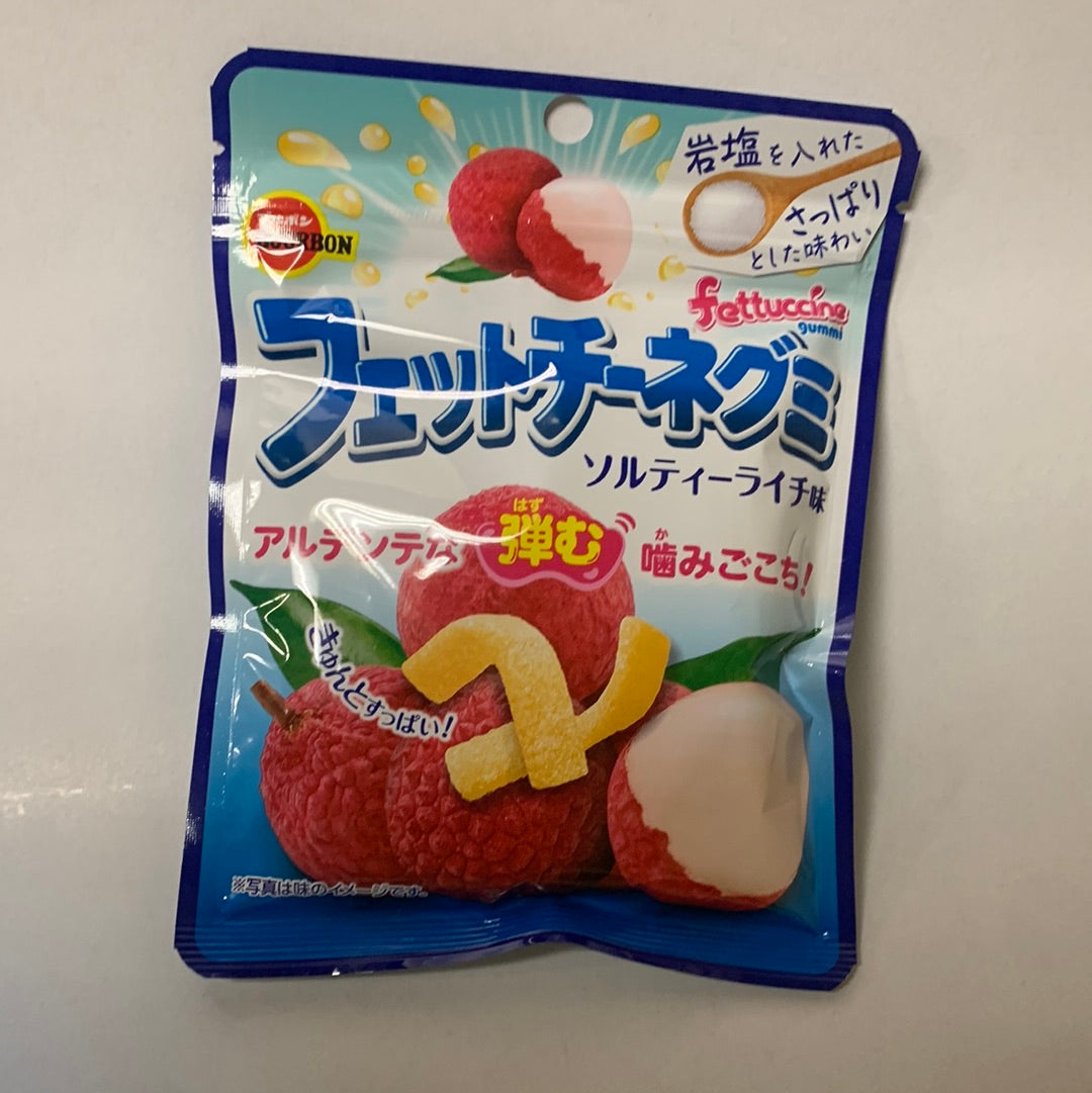 Bonbon stick mou Fettuccine (saveur litchi) BOURBON 50g