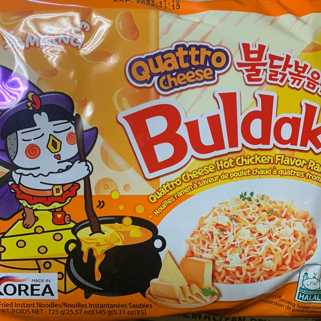 Nouilles piquantes aux quatre fromages SAMYANG BULDAK 四种奶酪 火鸡面