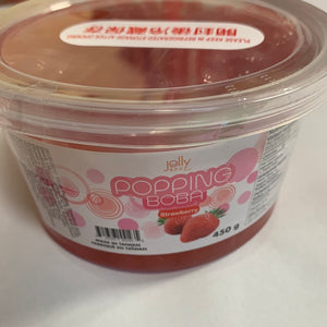 Popping Boba saveur fraise JOLLY 草莓魔豆450g