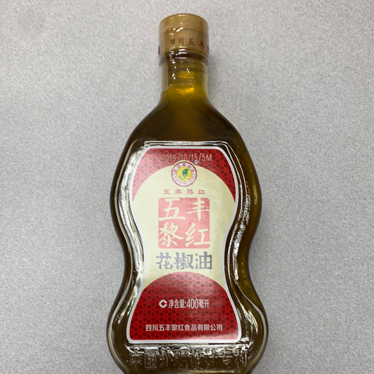 Huile de poivre Sichuan 五丰黎红 花椒油400mL