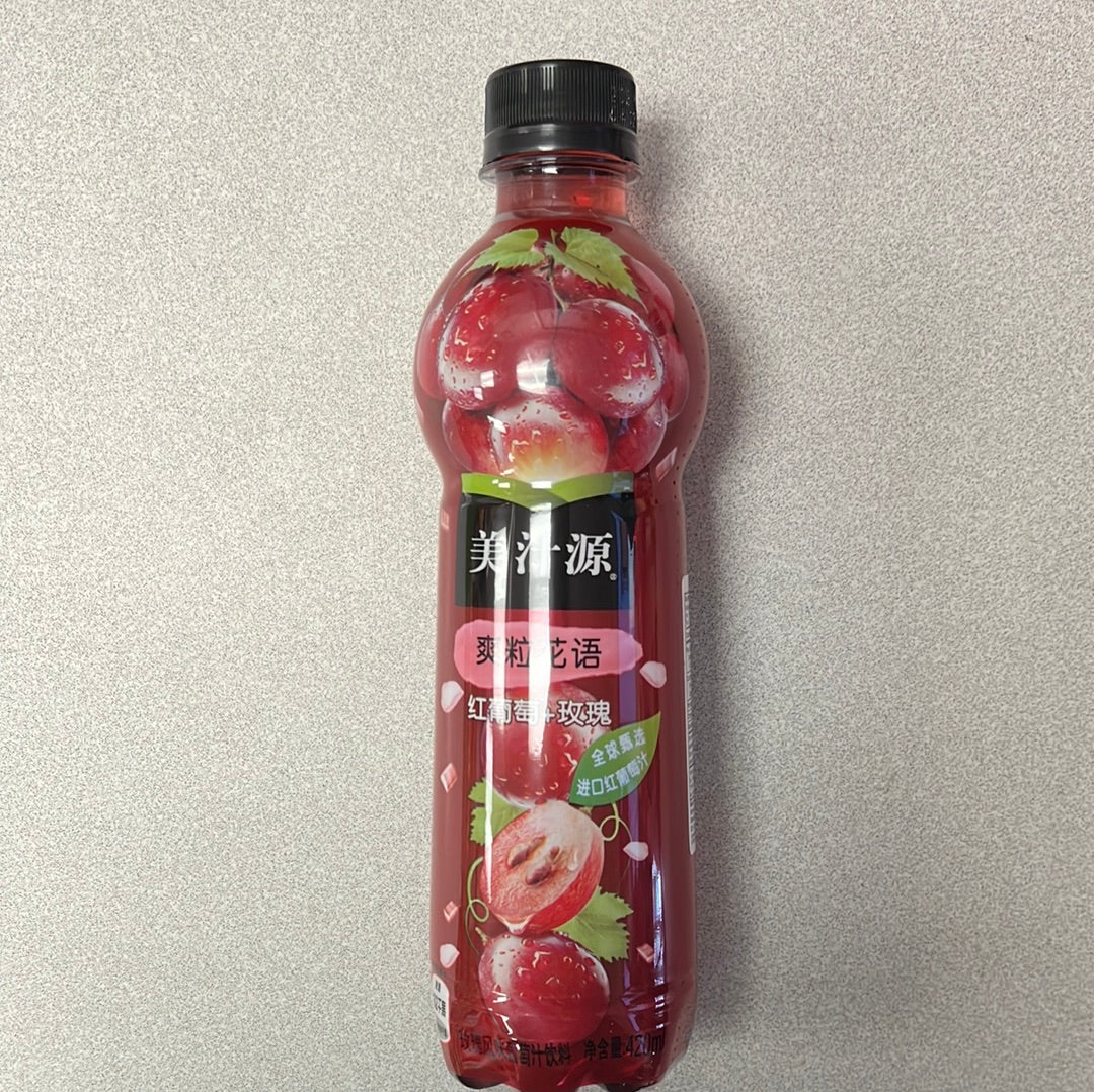Jus de raisin rouge et rose MinuteMaid 红葡萄玫瑰汁 420mL