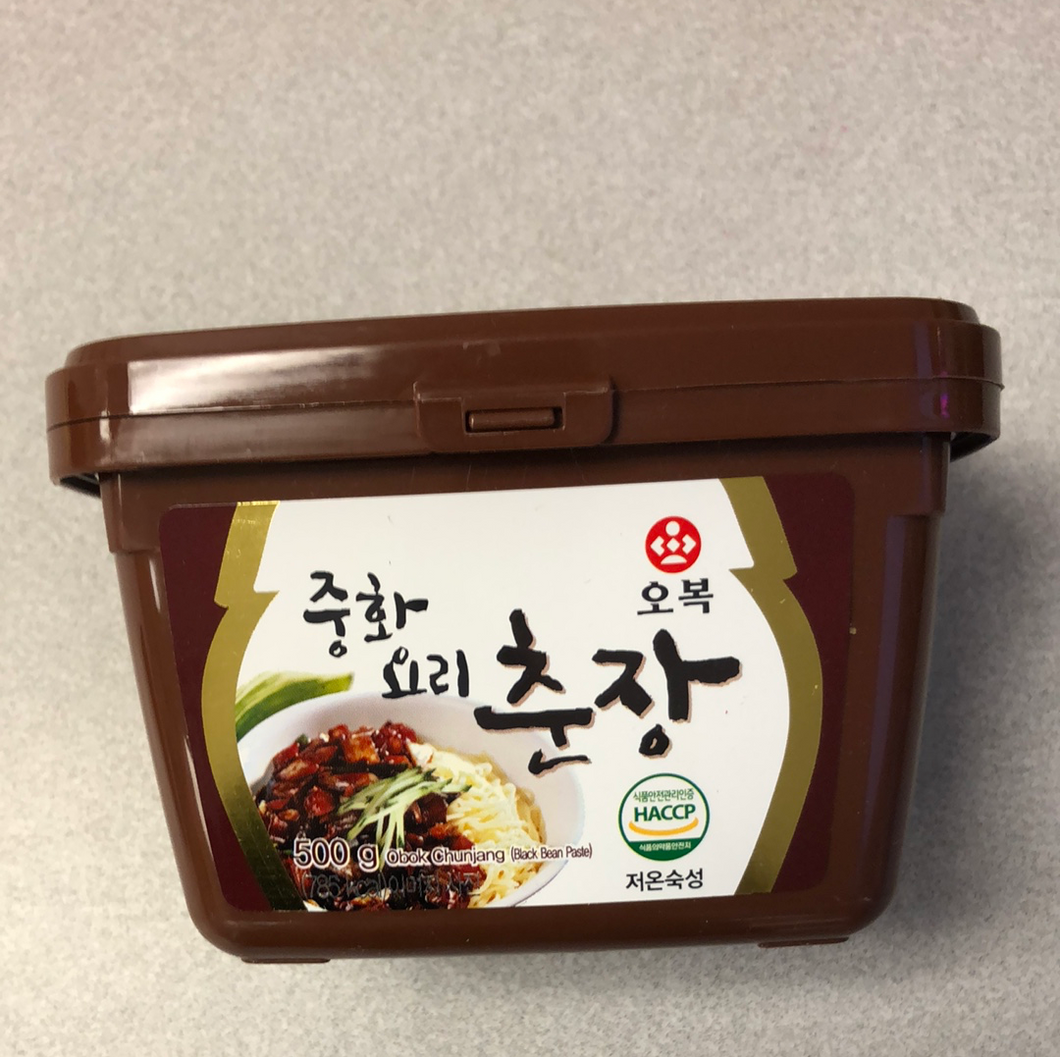 Pâte de soja coloré noir  Obok Chunjang韩国炸酱面酱 500g