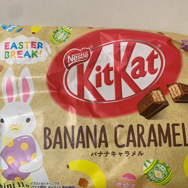 KitKat au banane et caramel 11pc