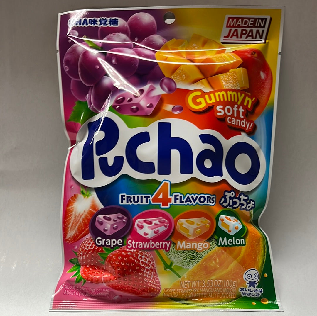 Bonbon Puchao UHA🇯🇵(Fruit 4 Flavors) 混合水果 味觉糖100g