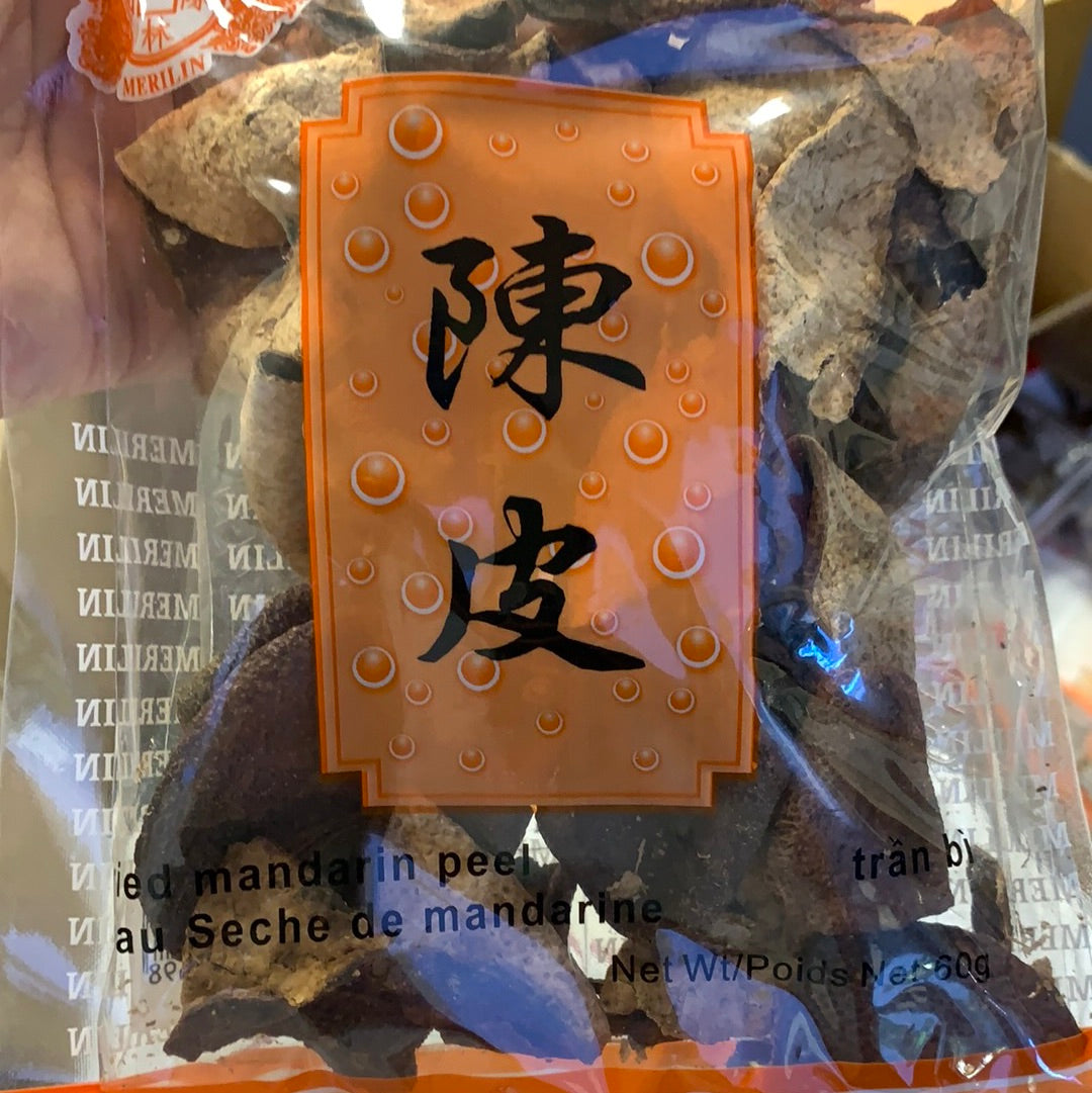 Peau de mandarine séchée 陈皮 60g