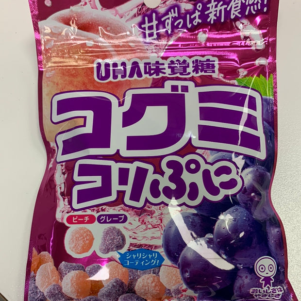 Bonbon UHA (saveur raisin&pêche) 葡萄蜜桃味 味觉糖