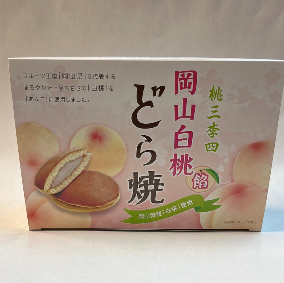 Mocchiri Dorayaki au pêche 🇯🇵白桃 铜锣烧