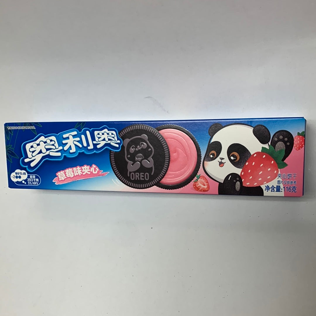 Oreo(saveur fraise)草莓味夹心 奥利奥饼干 116g