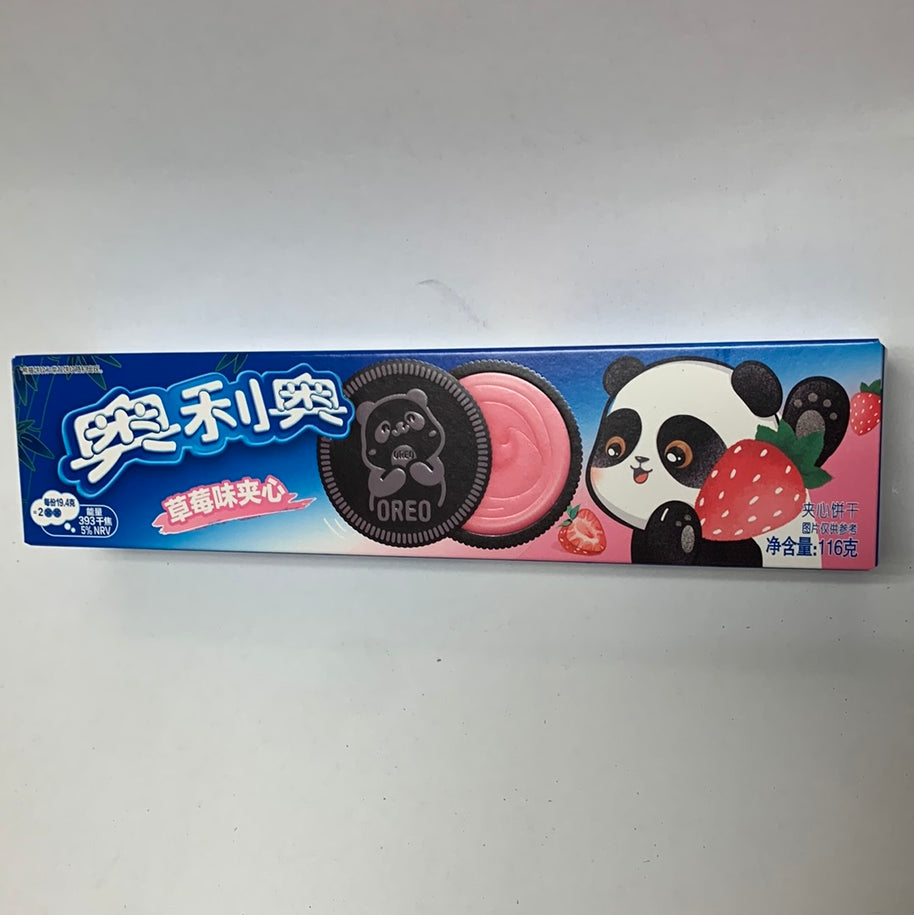 Oreo(saveur fraise)草莓味夹心 奥利奥饼干 116g