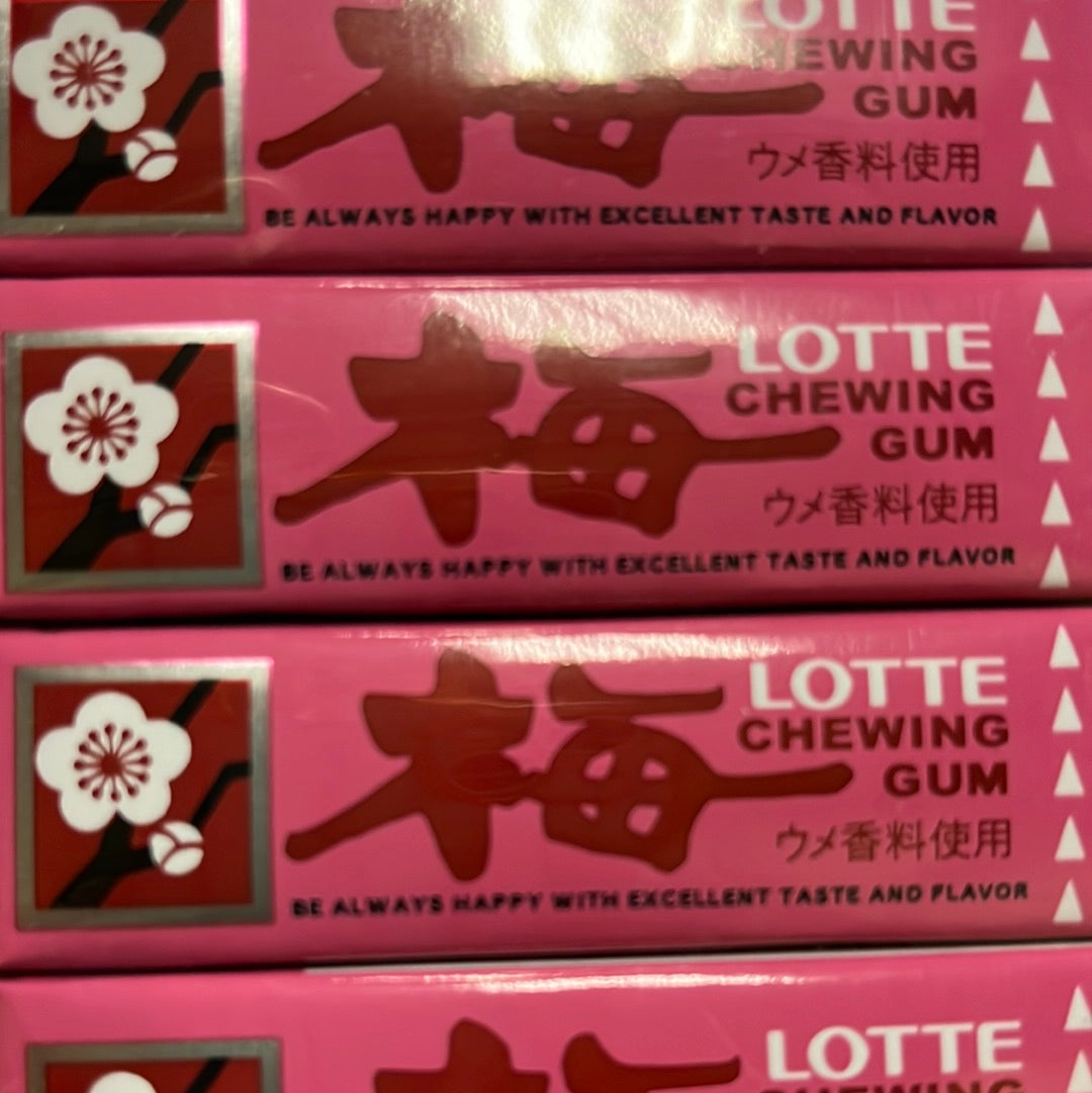 Chewing-gum au prune LOTTE