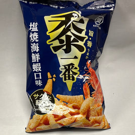 Chips de maïs Triangle (saveur crevette) KOIKEYA 🇯🇵 湖池屋 盐烧海鲜虾味 玉米脆 75g