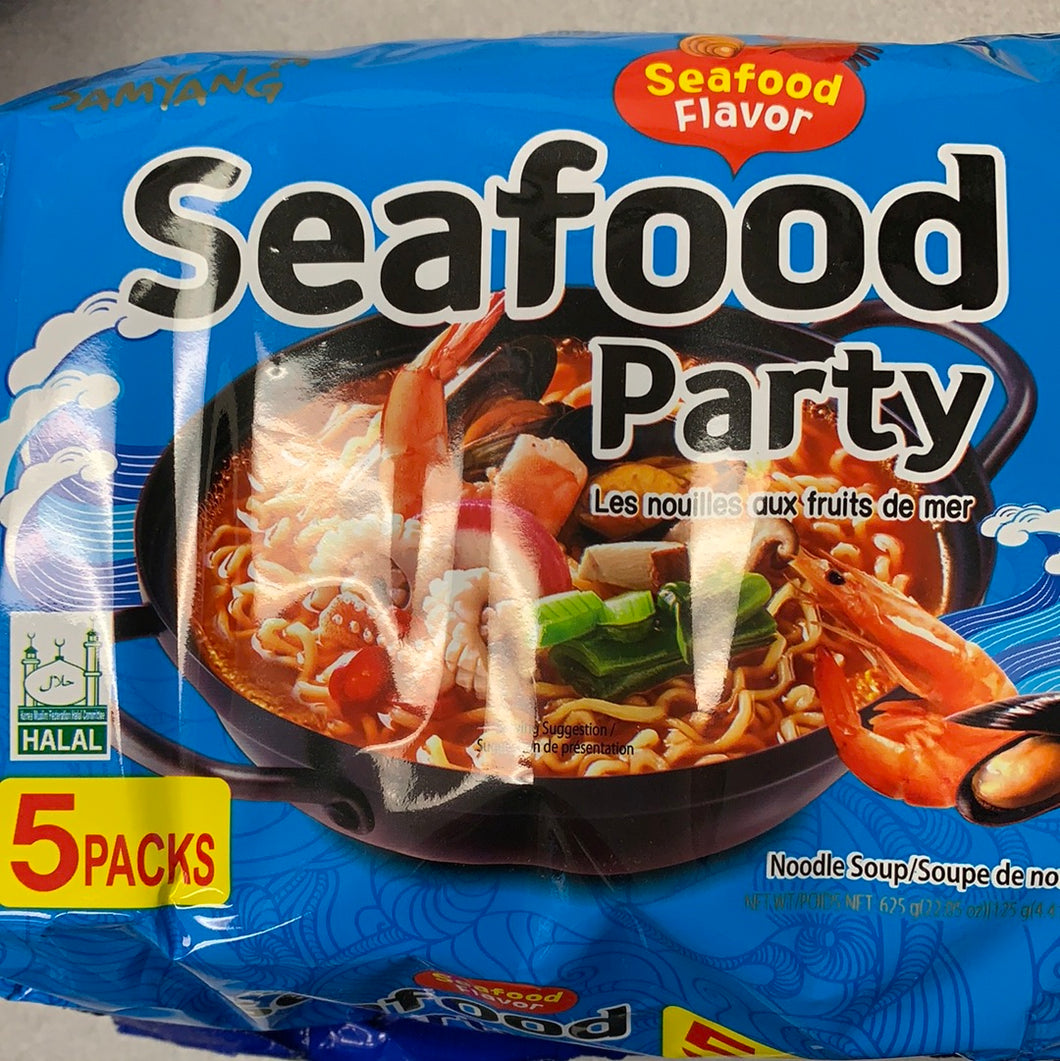 Nouilles instantanées aux fruits de mer seafood SAMYANG Seafood Party 625g